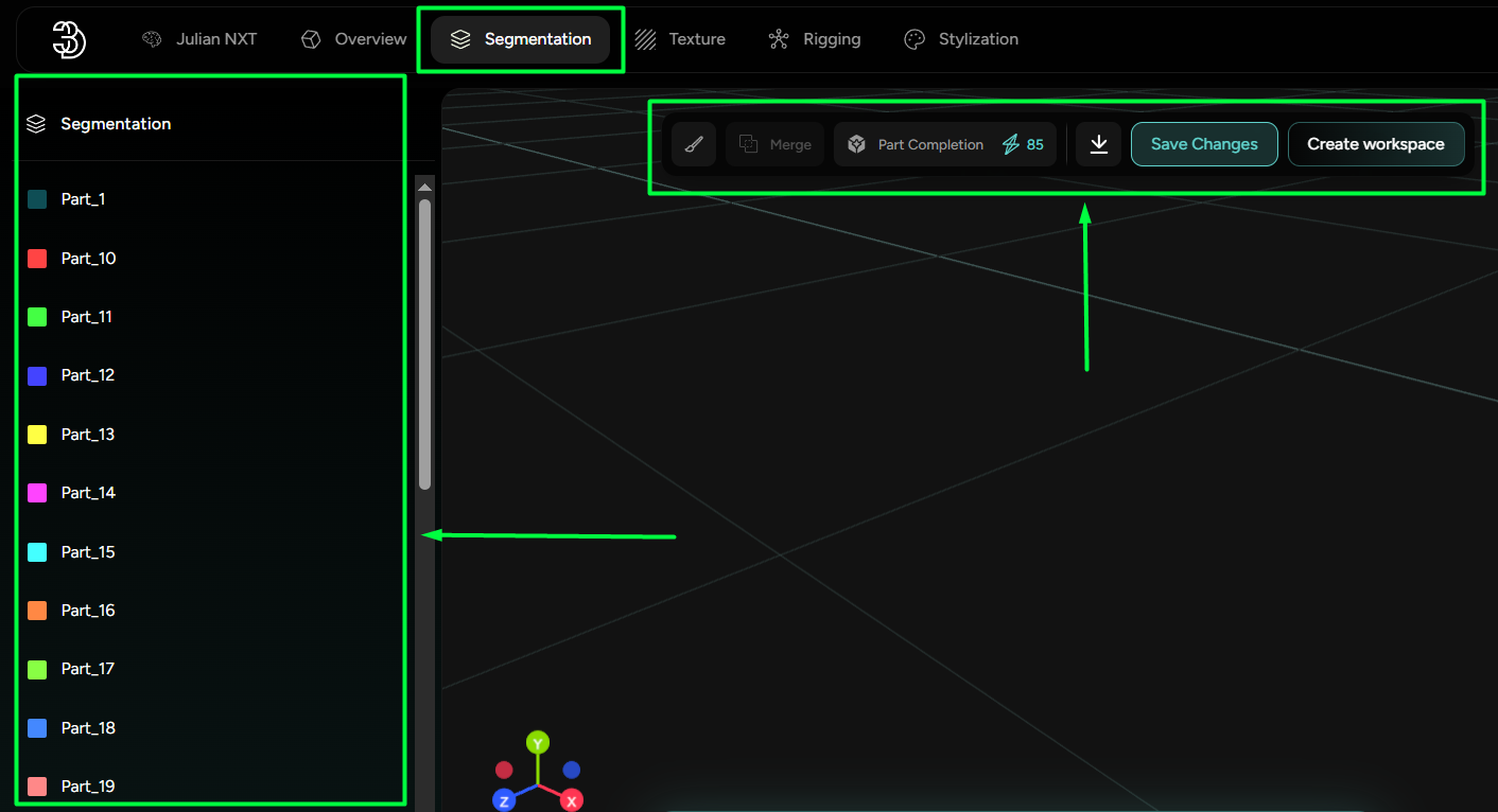 Figure 1. Segmentation options