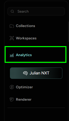 Figure 2. Navigate to Analytics Dashboard