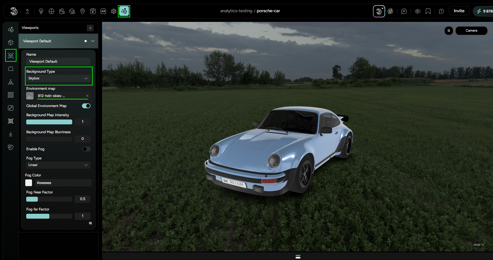 Figure 3. Skybox Background