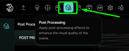 Figure 1. Post processing tab