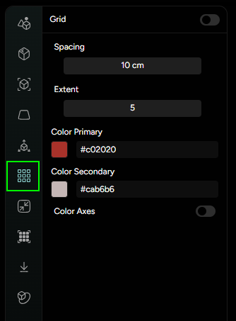 Figure 26. Grid settings
