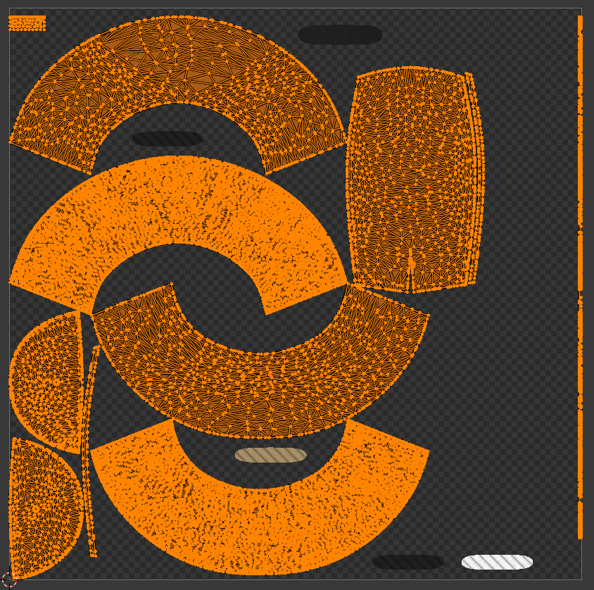 Figure 1. Atlas UV layout