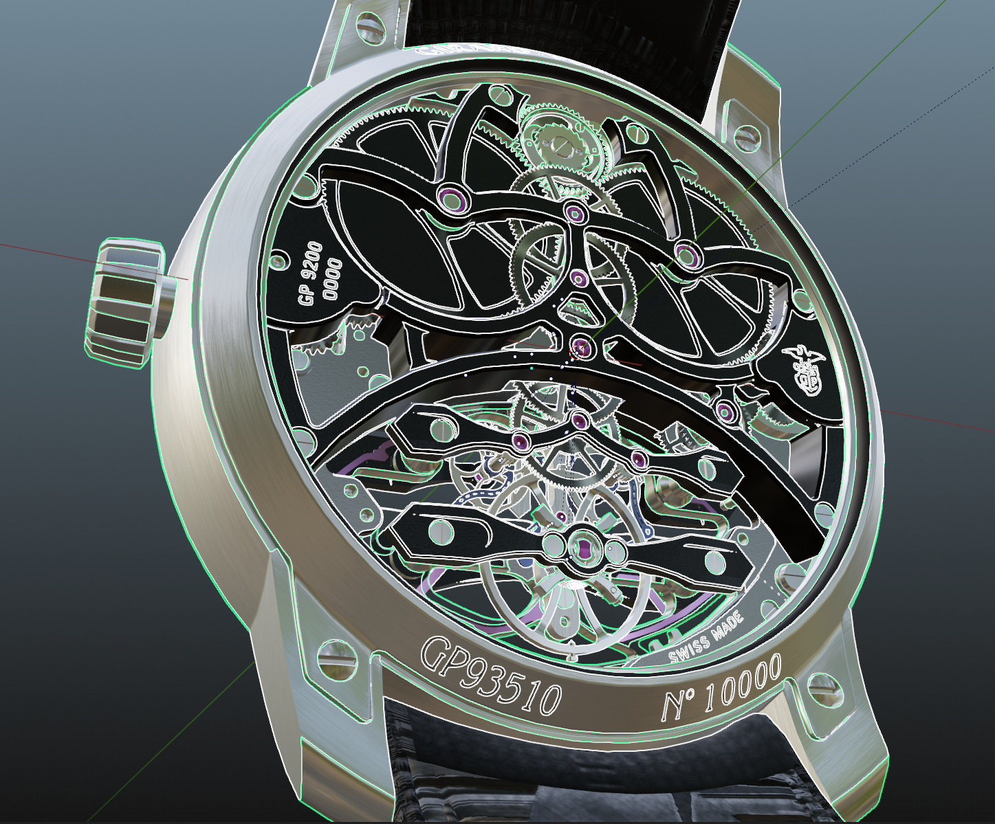 Figure 1. Tier1: 400 000 triangles